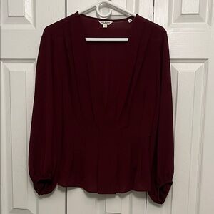 Max Studio Burgundy Blouse for Women